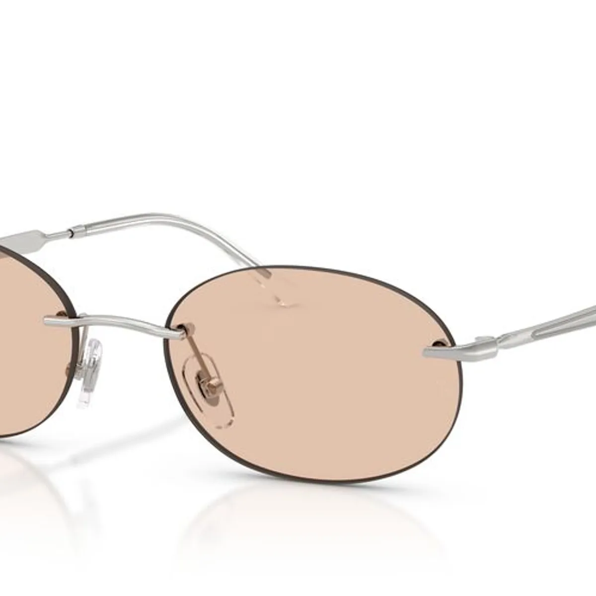 RAY BAN - Anteojos De Sol Ray-Ban RB3767 Silver Photo Amber Dark Unisex