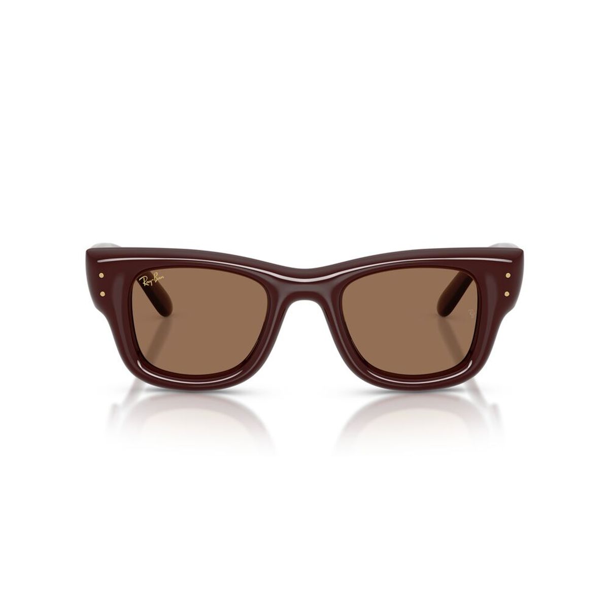 RAY BAN - Anteojos De Sol Ray-Ban RB4940 Wayfarer Puffer Dark Brown Dark Brown Unisex