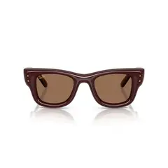 RAY BAN - Anteojos De Sol Ray-Ban RB4940 Wayfarer Puffer Dark Brown Dark Brown Unisex