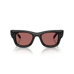 RAY BAN - Anteojos De Sol Ray-Ban RB4940 Wayfarer Puffer Black Dark Violet Unisex