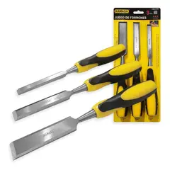 KAMASA - Set / Juego De Formones De Golpe Para Madera 4 Piezas