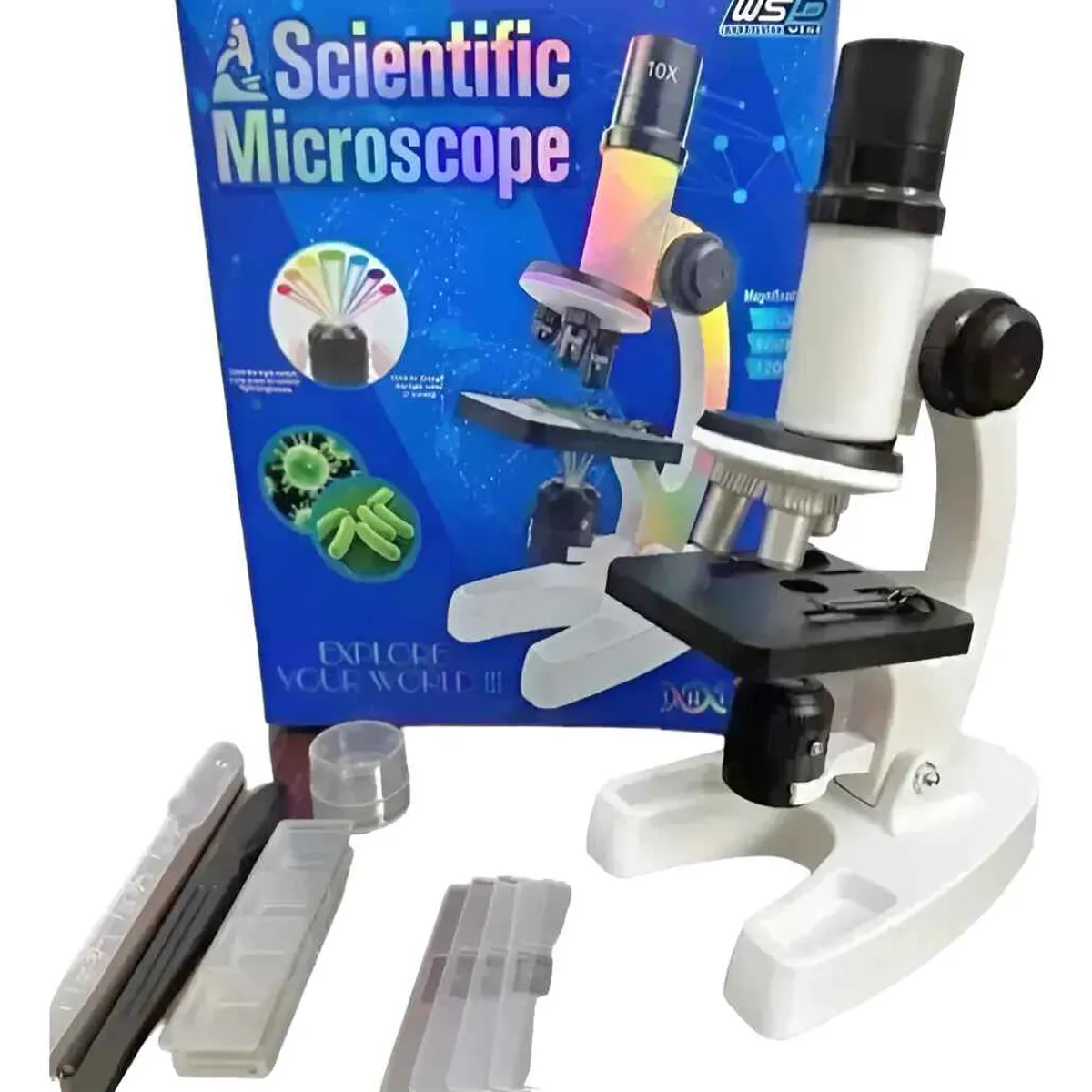 GENERICO - Microscopio Kit De Ciencia Para Niños Juguete Educativo