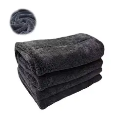 GENERICO - Toallas De Microfibra De Dos Caras Gris 1200gsm 60x90cm