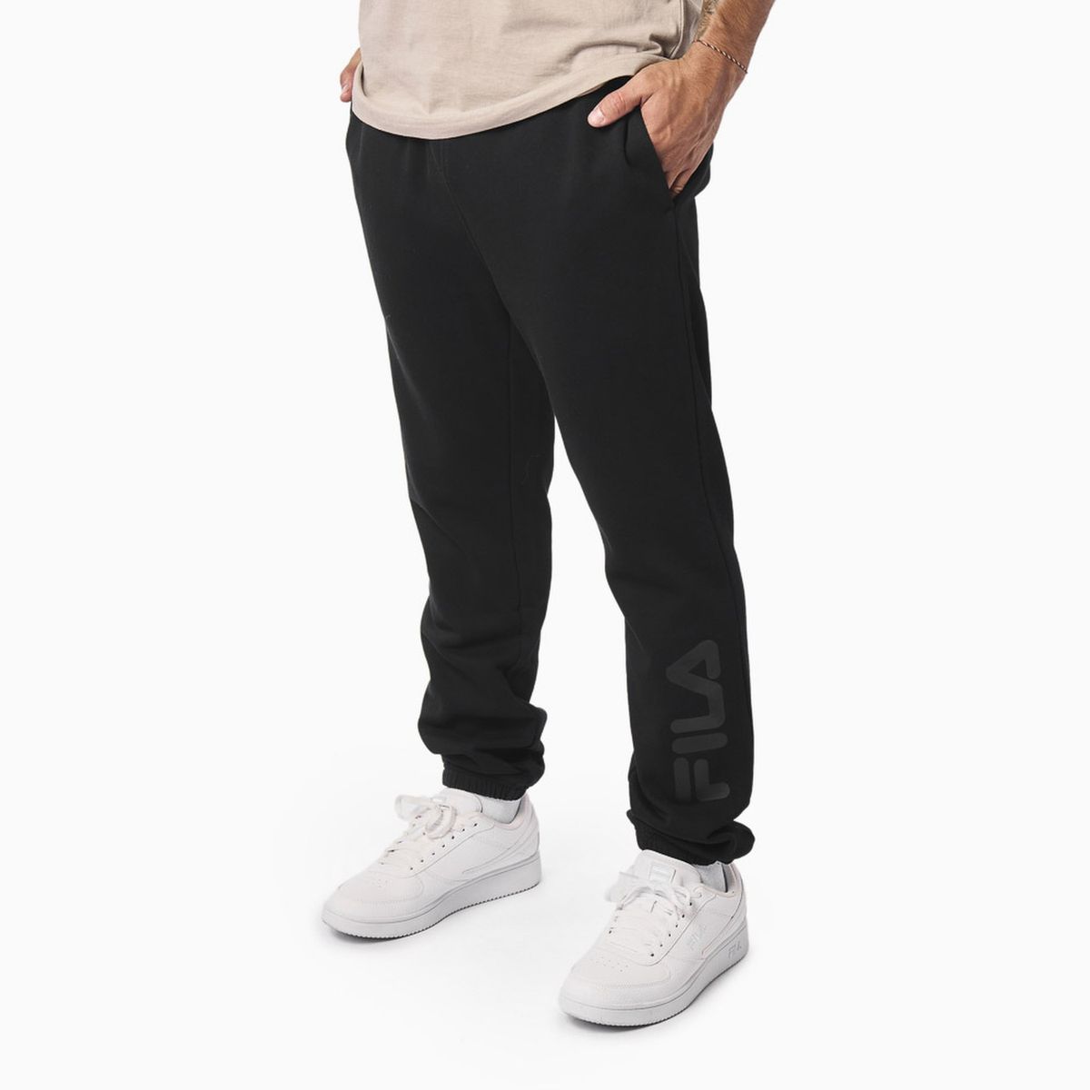 FILA - Pantalón Fila Outline Light Hombre Negro