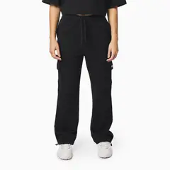 FILA - Pantalón Wide Classic Grand Turismo Mujer Negro