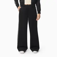 FILA - Pantalón Wide Classic Grand Turismo Mujer Negro