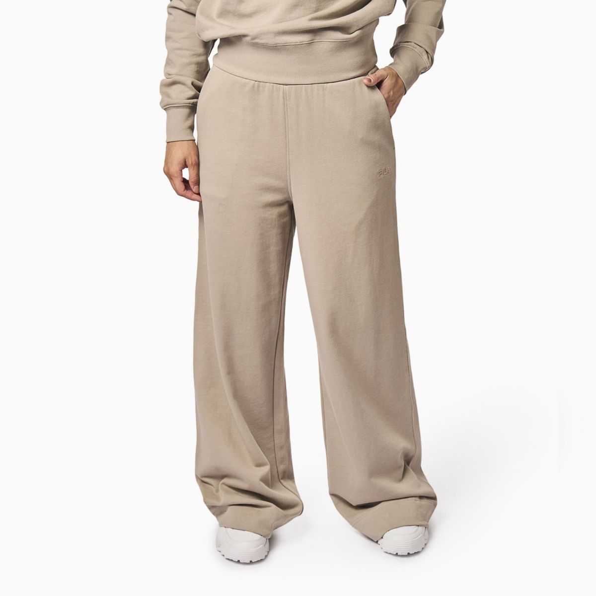 FILA - Pantalón Fila Classic Light Basic Mujer Cafe