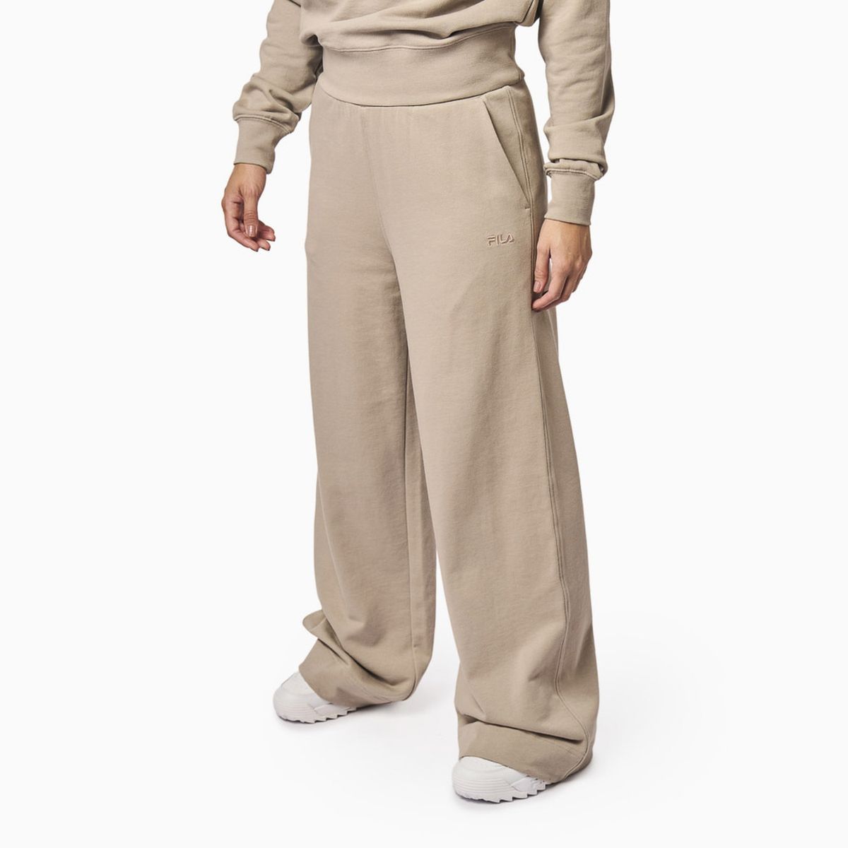FILA - Pantalón Fila Classic Light Basic Mujer Cafe