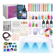 GENERICO - Kit Resina Uv 278 Pcs Transparente