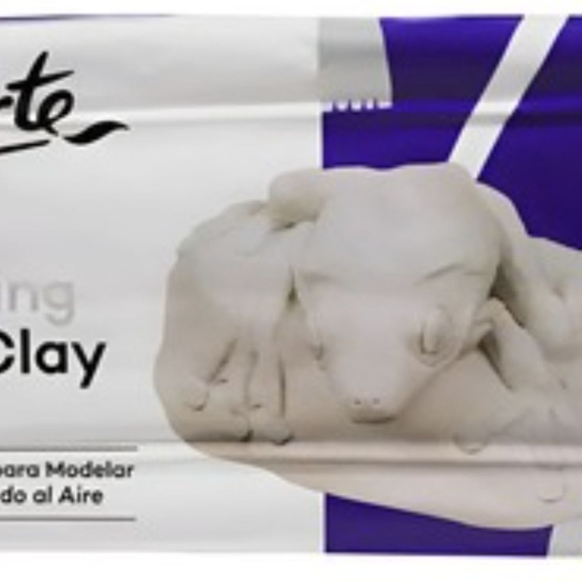 GENERICO - Arcilla Modelar Secado Al Aire Blanco 2 Kg