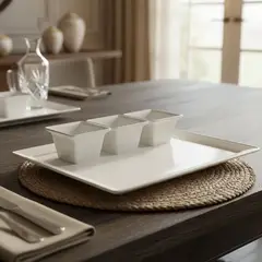 BRIC - Juego De Plato Y Pocillos De Porcelana