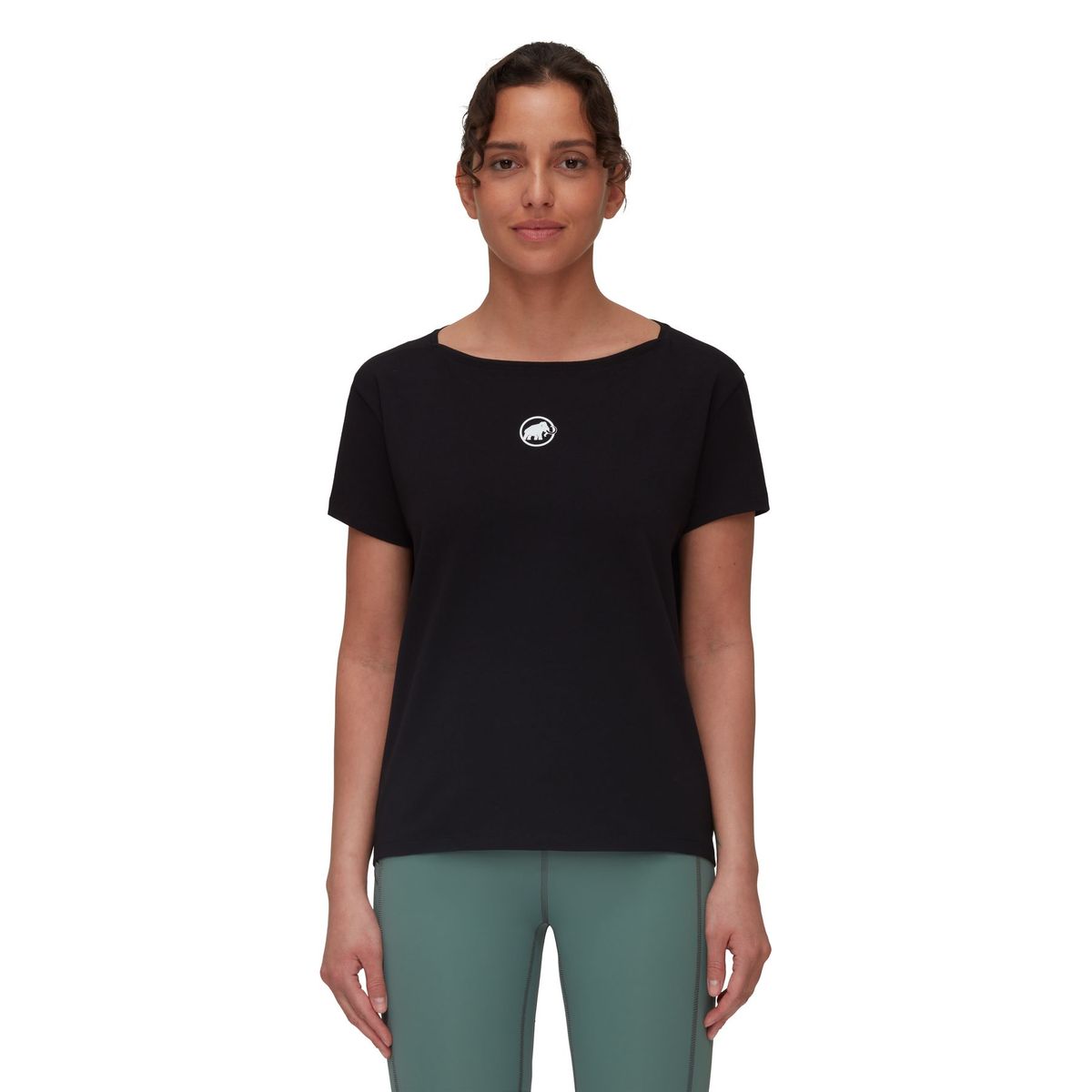 MAMMUT - Polera Mujer Seon T-Shirt Original Negro Mammut