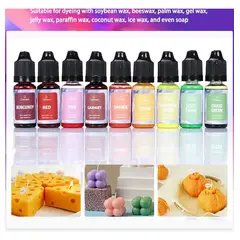 GENERICO - Colorante Para Vela Y Jabón Pigmento 18 Colores Fluorescent