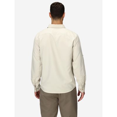 Imagen 2 del producto Polera Hombre Airexchange Upf 40 Ls Beige