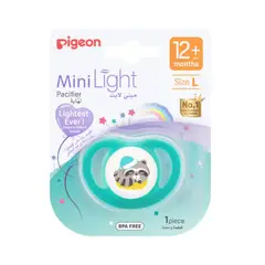 PIGEON - Chupete Odontológico Mini Light Talla L (Verde)