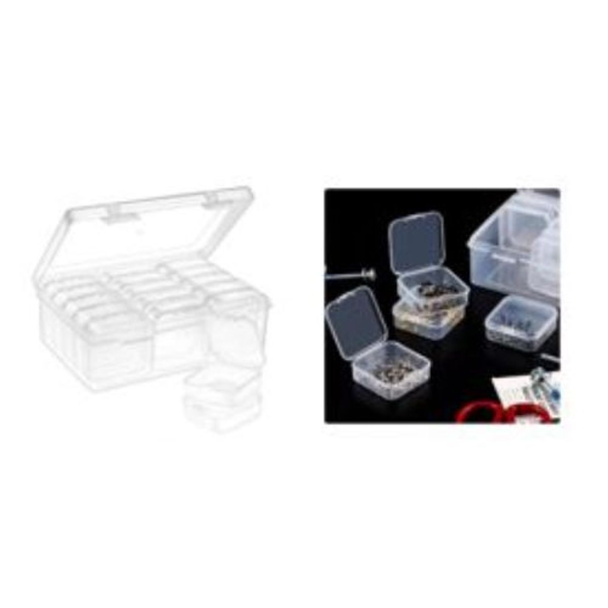 GENERICO - CAJA DE PLASTICO TRANSPARENTE