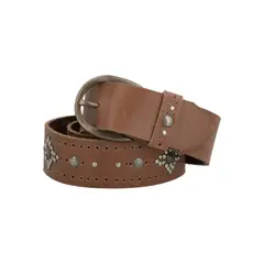 ROCKFORD - Cinturón Cuero Mujer Rf Farina Café