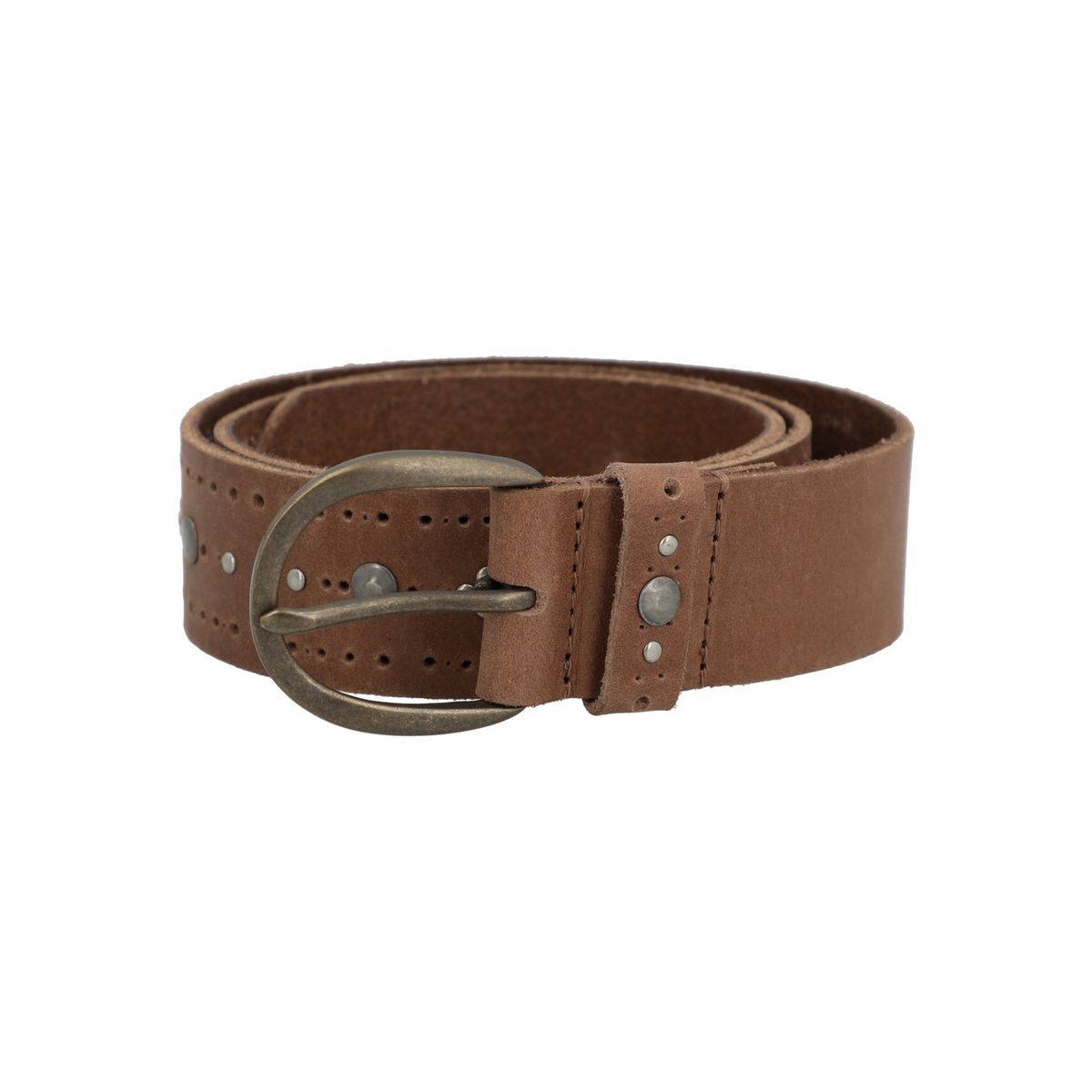 ROCKFORD - Cinturón Cuero Mujer Rf Farina Café ROCKFORD