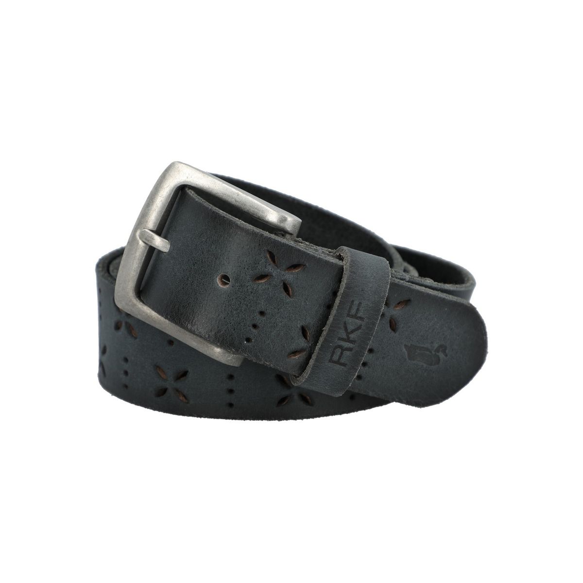 ROCKFORD - Cinturón Cuero Mujer Rf Fantini Gris ROCKFORD