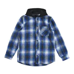 EXCEPTION - Camisa Manga Larga Afranelada Niño