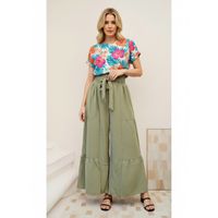 Pantalón Palazzo Mujer Liviano Primavera Verano 2606