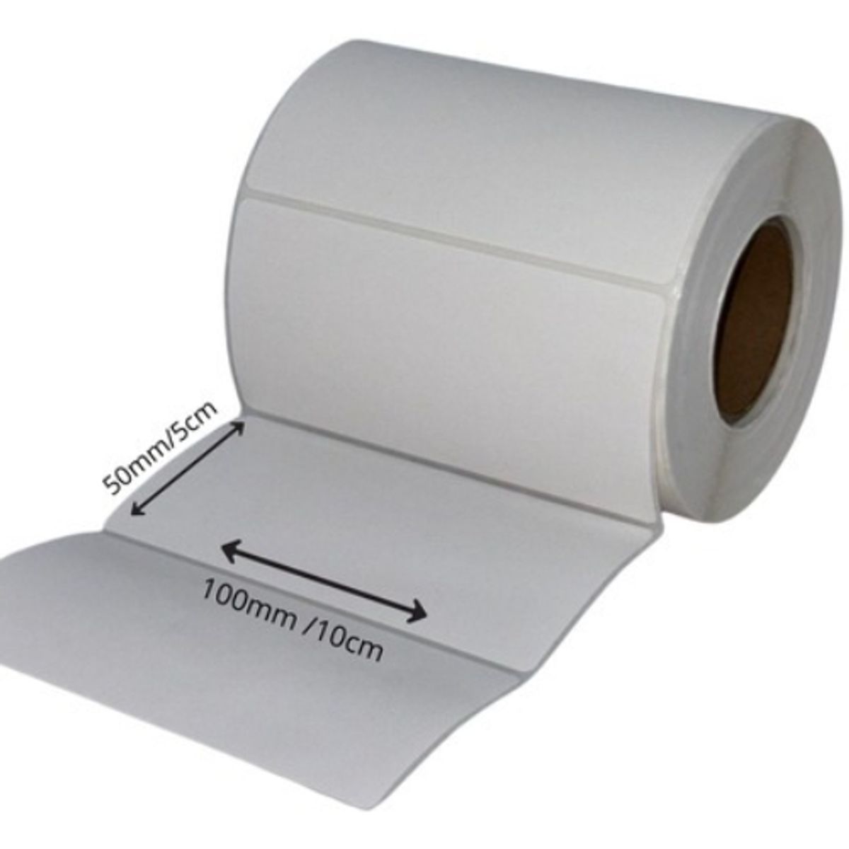 GENERICO - Etiquetas Autoadhesivas Térmicas 100x50 Mm de 700 Unidades Blanco Liso
