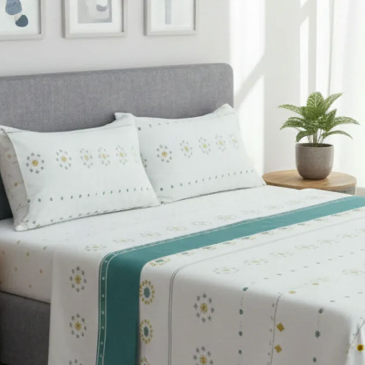 DORAL - Sabana 1.5 Plaza Premium Compose 144 Hilos Summer Love