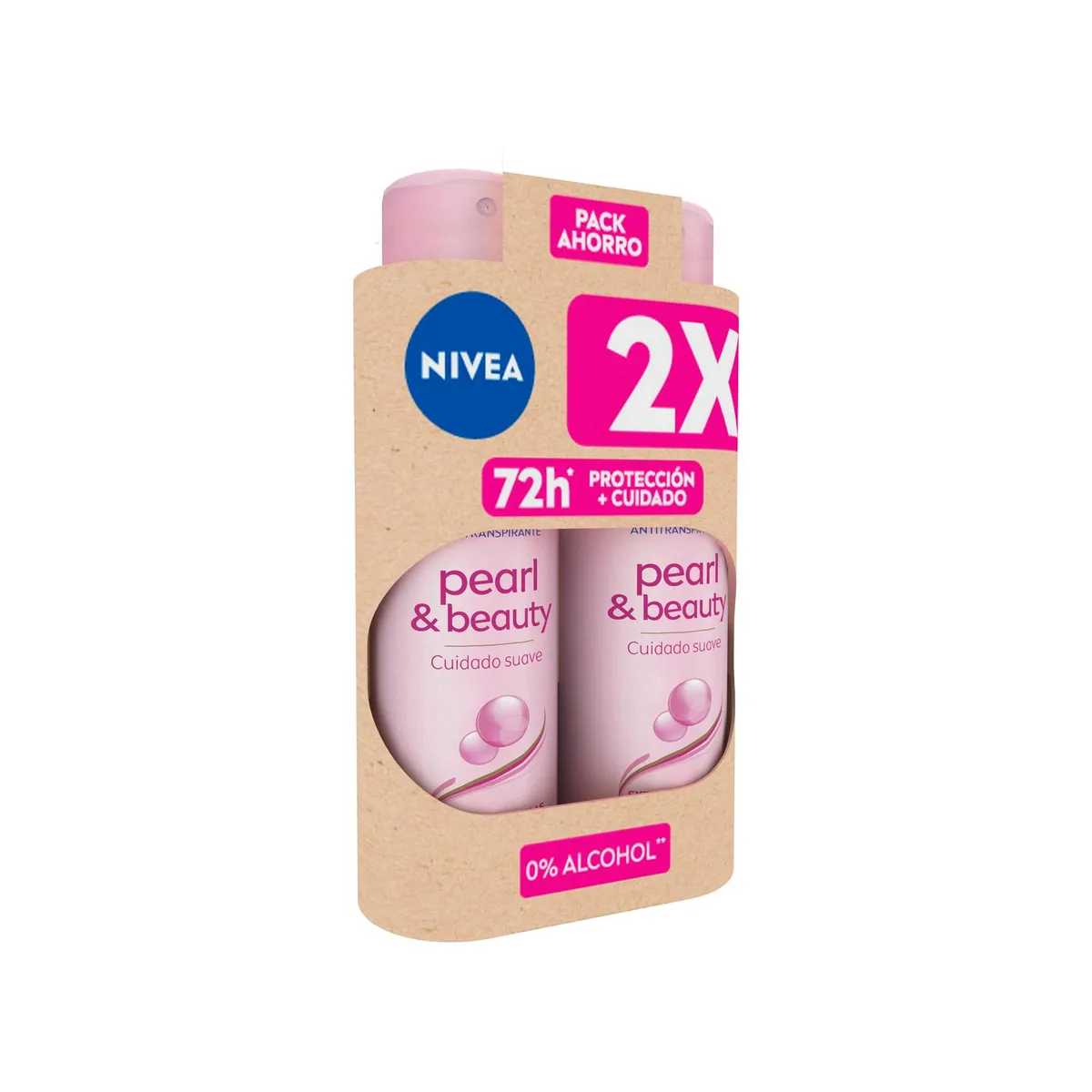 NIVEA - NIVEA Pearl & Beauty Desodorante Spray 150 ml Pack x2