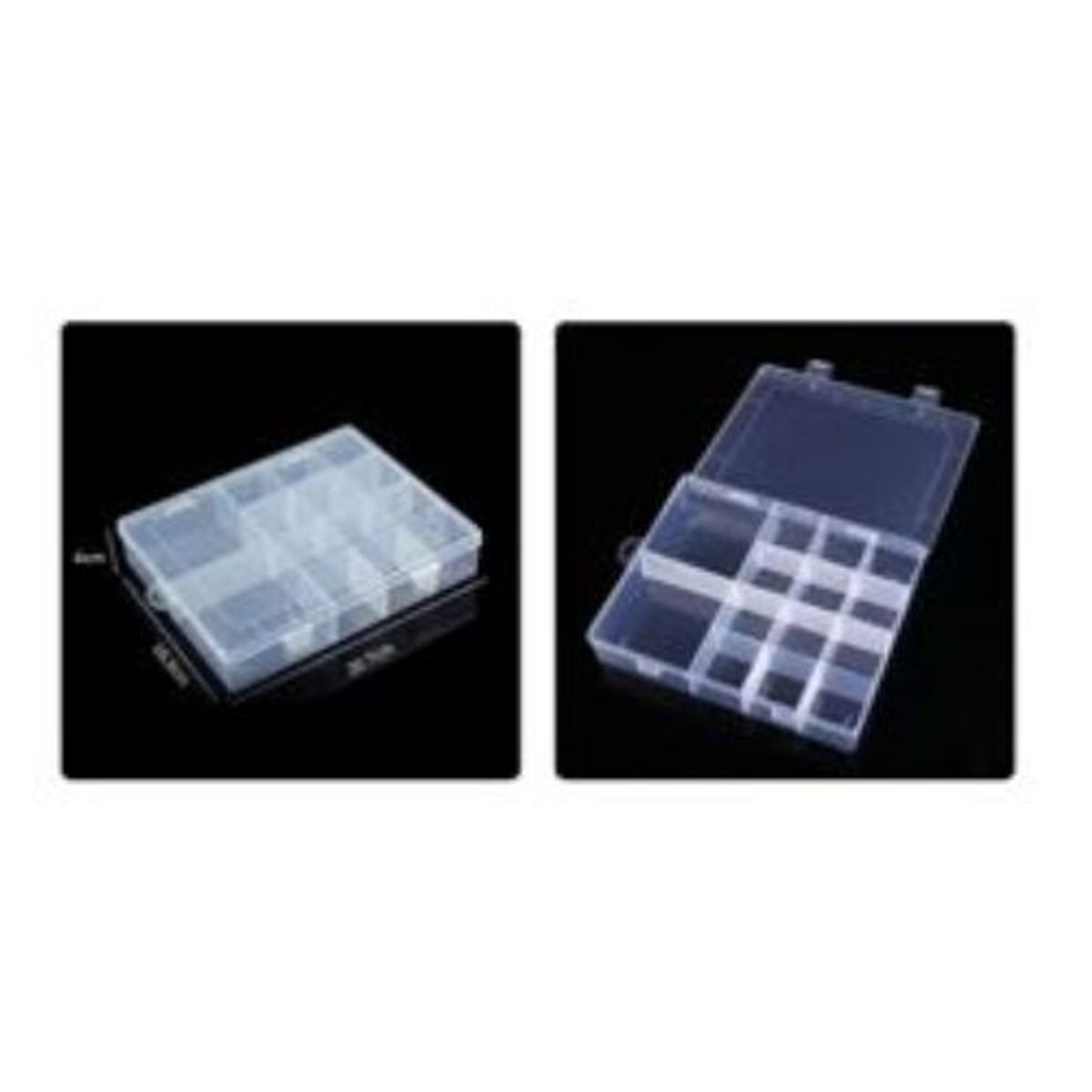 GENERICO - CAJA DE PLASTICO TRANSPARENTE