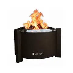 VERKEN - Brasero Sin Humo XL 72 cm - Negro