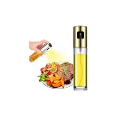 GENERICO - Spray Aceite Rociador De Aceite Frasco De Vidrio Frascos dorado