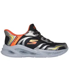 SKECHERS - Zapatillas Niño Urbanas Meteor-Lights Slip-Ins BKSL