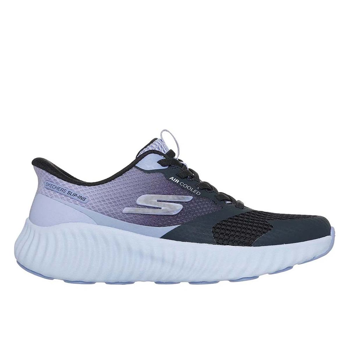 SKECHERS - Zapatillas Mujer Running Go Run Now - Slip-Ins 129734-BKLV
