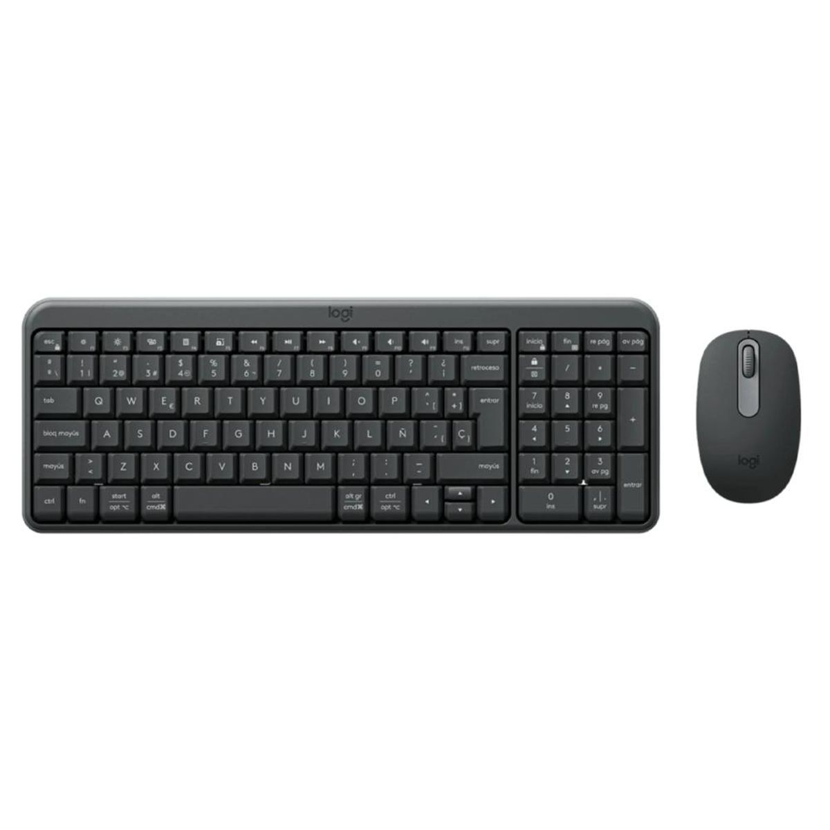 LENOVO - Combo Teclado y Mouse Bluetooth Logitech MK250 Negro 920-013513