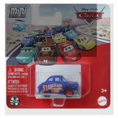 MATTEL - Rayo Mcqueen Mini racers Disney Metal Origina lFabuloso Hudson Hornet Azul
