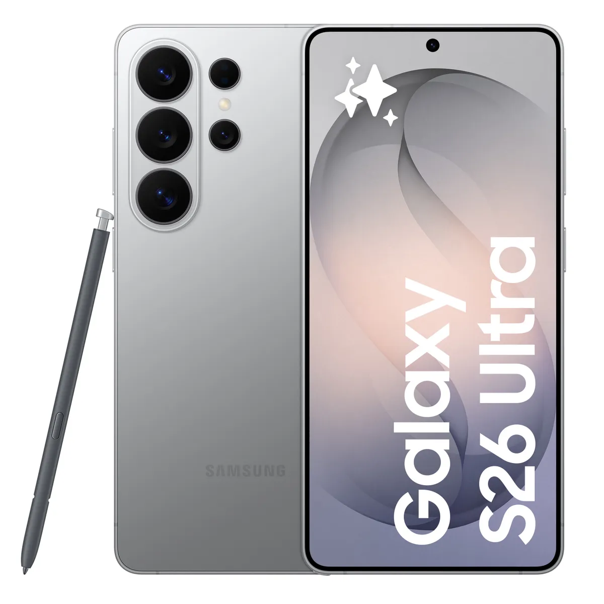 SAMSUNG - Galaxy S26 Ultra 256GB Silver Shadow