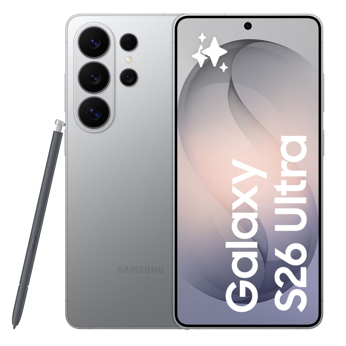 SAMSUNG - Galaxy S26 Ultra 256GB Silver Shadow
