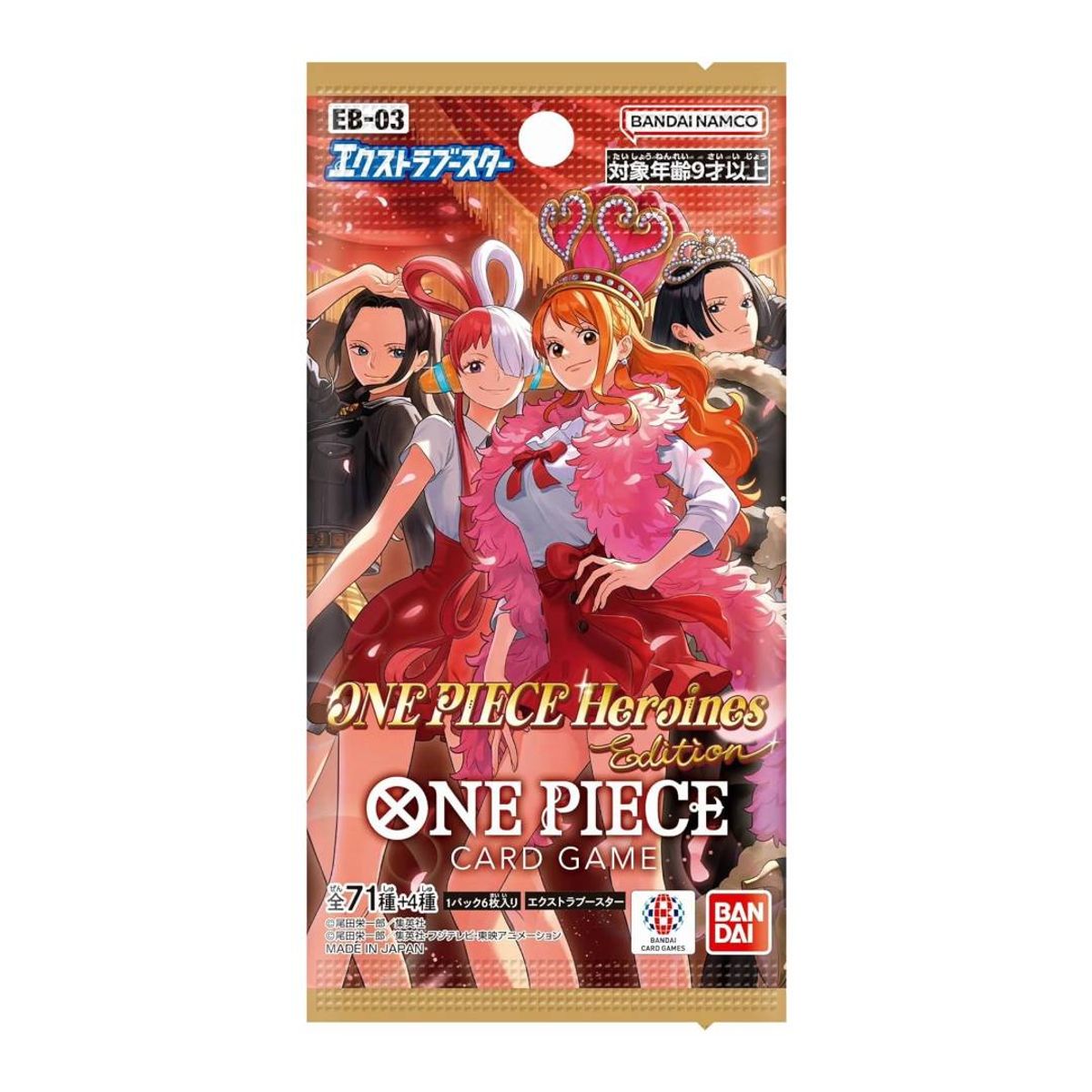 BANDAI - One Piece TCG: Extra Booster Display EB-03 Heroines