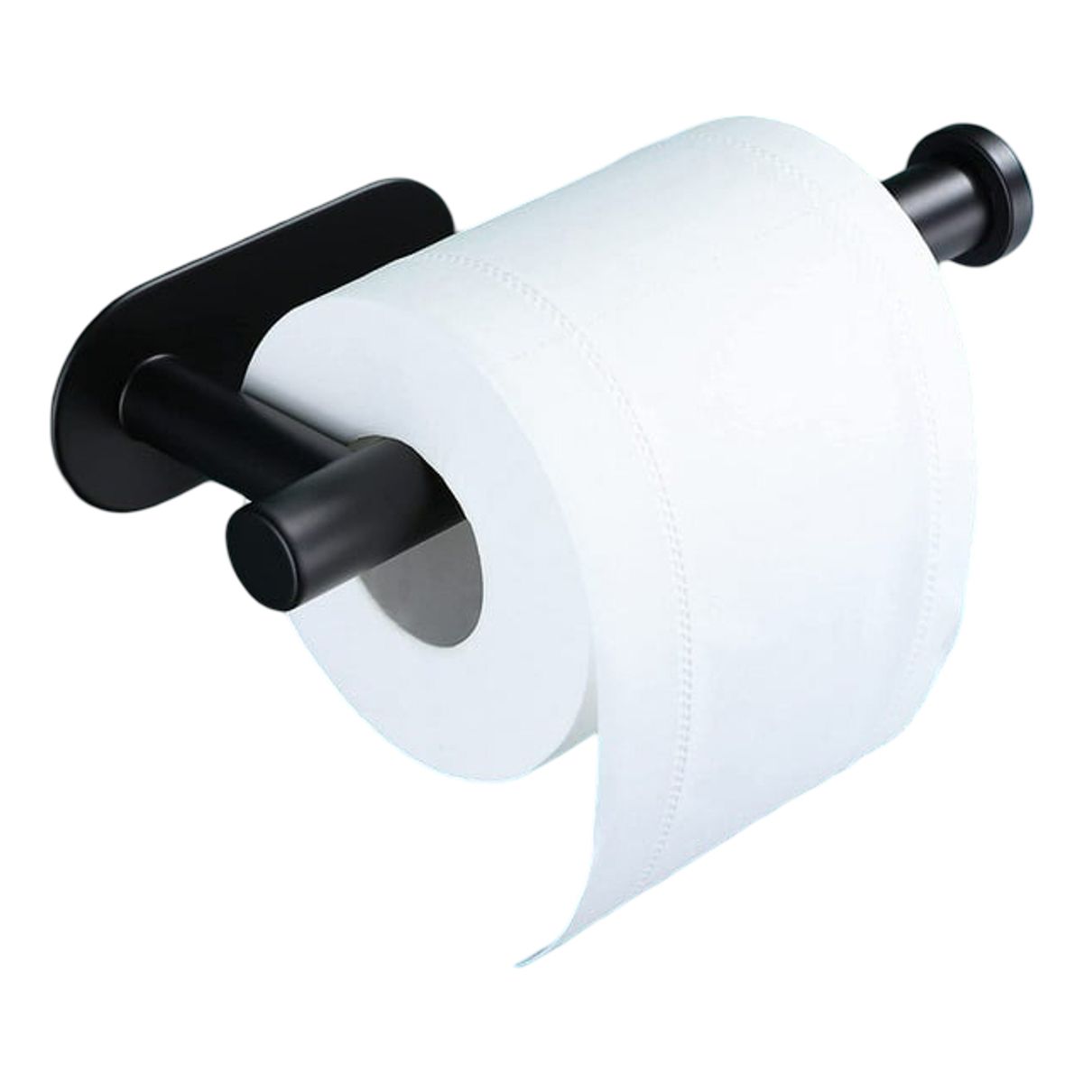GENERICO - Porta Confort Baño Acero Inoxidable para Papel Higienico Negro