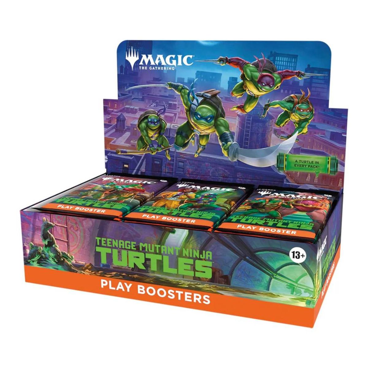 WIZARDS OF THE COAST - MTG: Teenage Mutant Ninja Turtles Playbooster Display Inglés