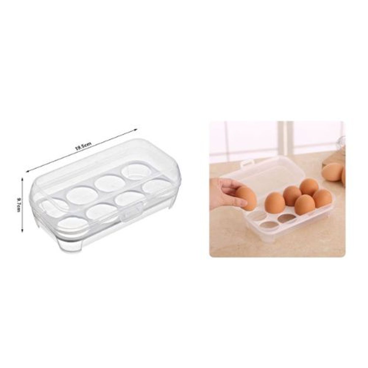 GENERICO - CONTENEDOR DE HUEVO PLASTICO