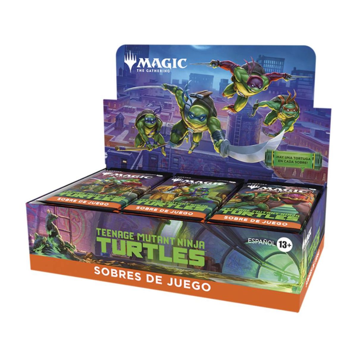 WIZARDS OF THE COAST - MTG Teenage Mutant Ninja Turtles Playbooster Display Español