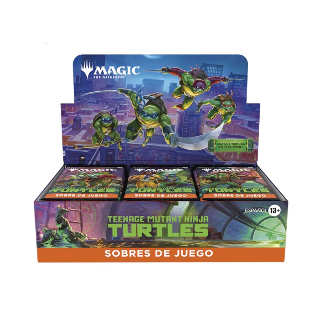 WIZARDS OF THE COAST - MTG Teenage Mutant Ninja Turtles Playbooster Display Español