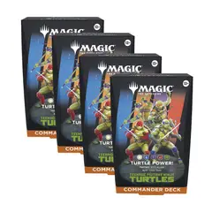 WIZARDS OF THE COAST - MTG: Teenage Mutant Ninja Turtles - Commander X4 Deck Inglés