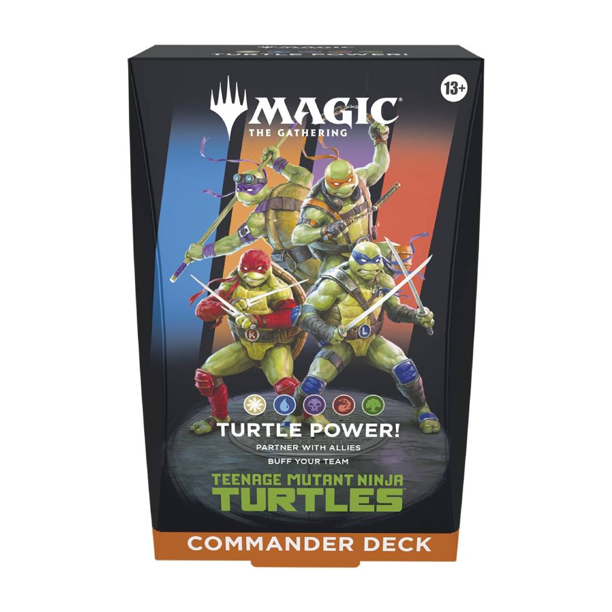 WIZARDS OF THE COAST - MTG: Teenage Mutant Ninja Turtles - Commander X4 Deck Inglés