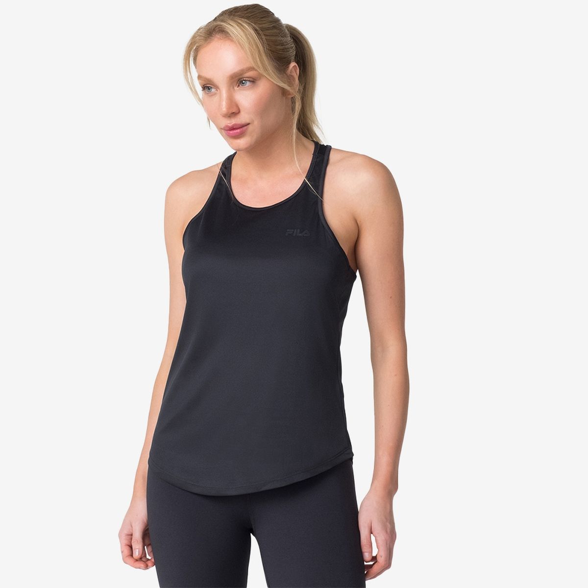 FILA - Polera Fila Basic Sports III Mujer Negro