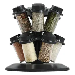 GENERICO - ESPECIERO ORGANIZADOR 12 PIEZAS GIRATORIO 360° DECORATIVO