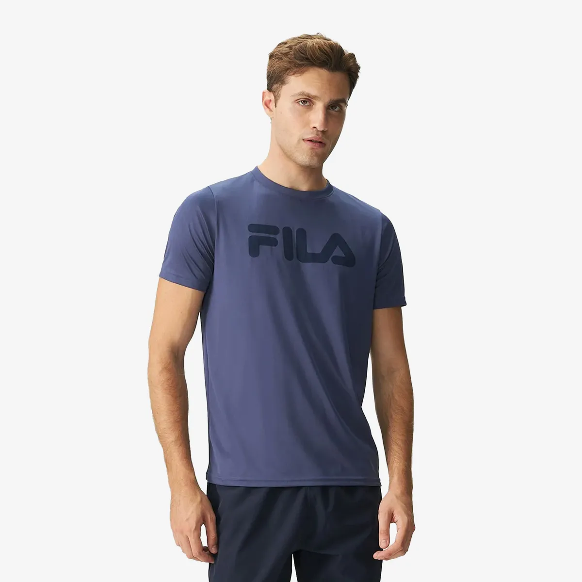 FILA - Polera Fila Basic Sports II Hombre Azul