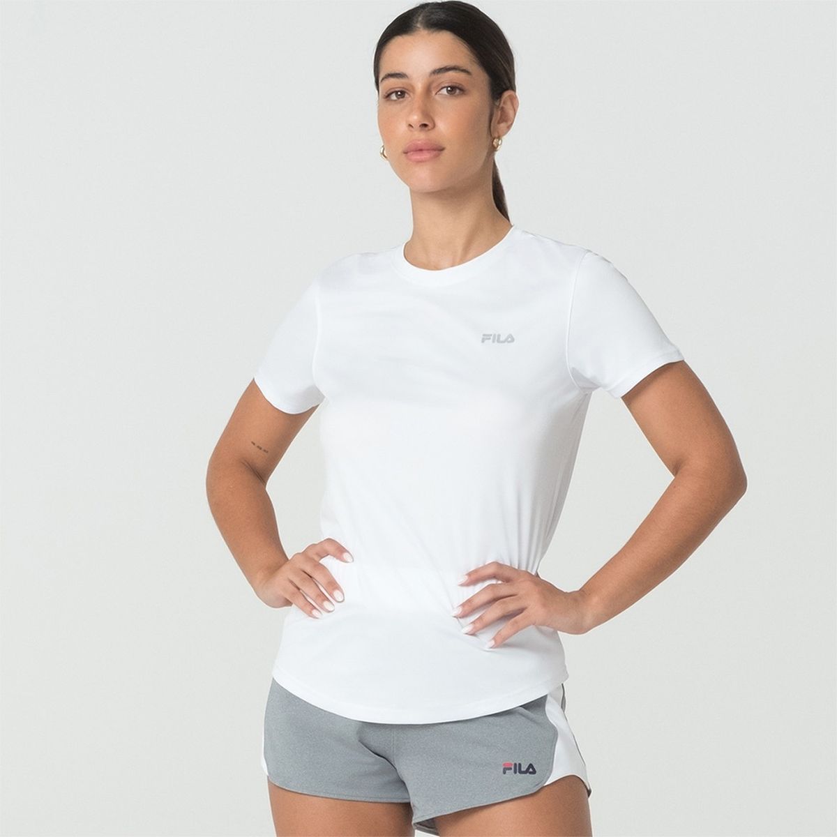 FILA - Polera Fila Sports III Mujer Blanco