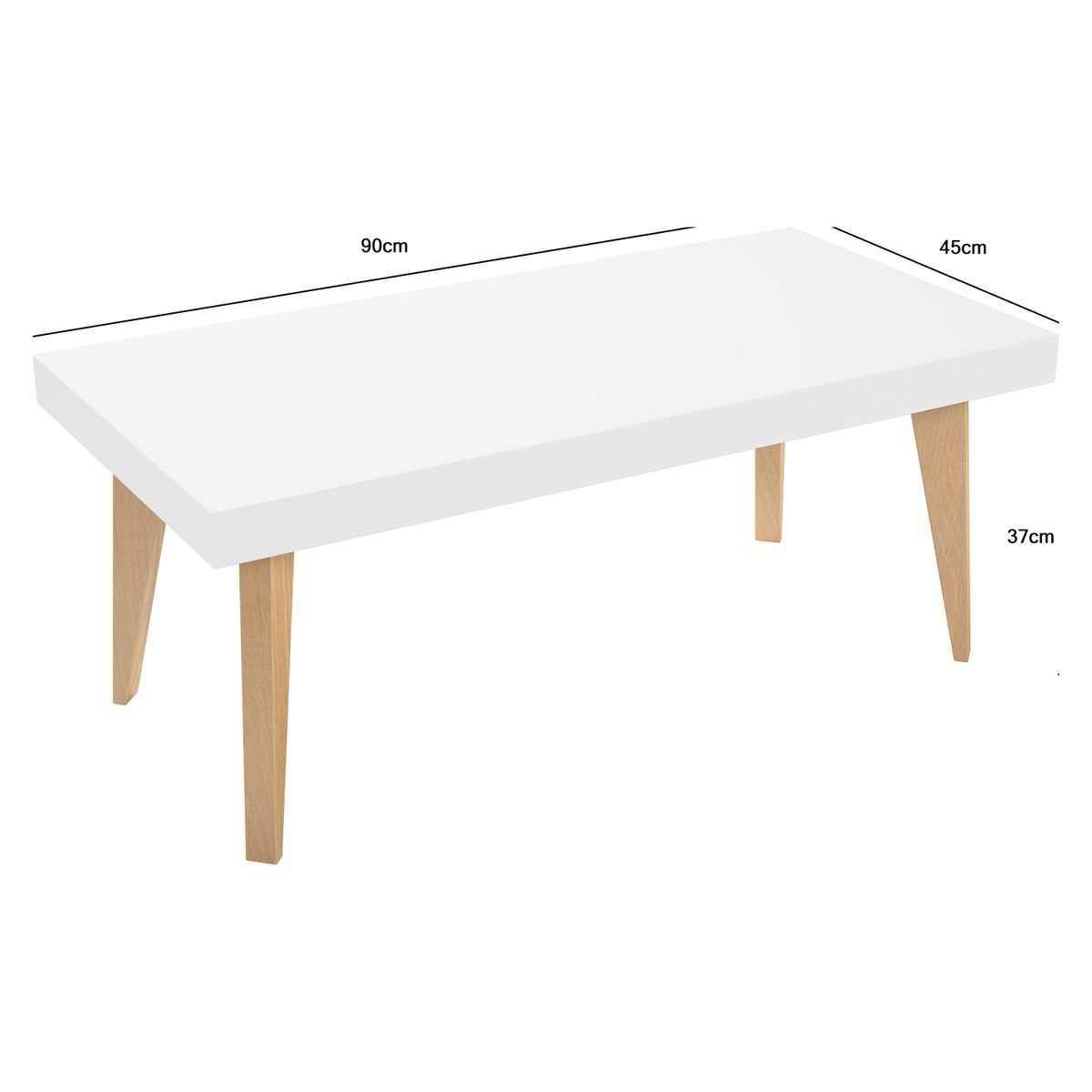 BE DESIGN - Mesa De Centro Nordic Rectangular Be Design
